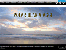 Tablet Screenshot of polarbearviaggi.it